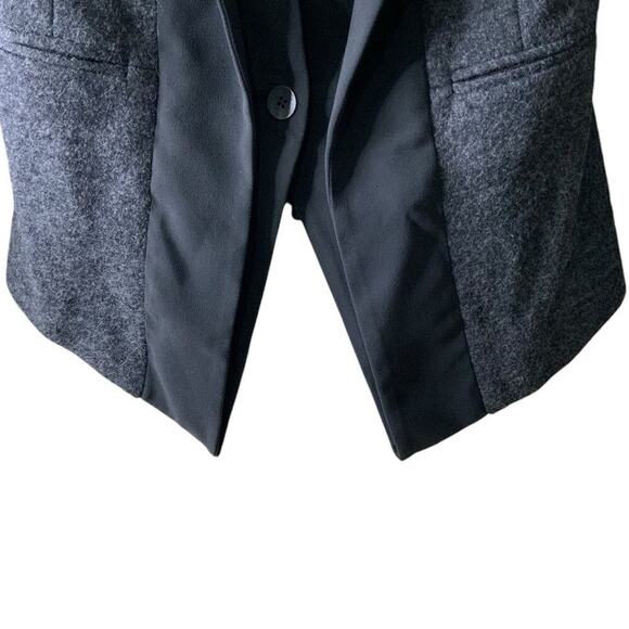 Elevenses Blazer Jacket Womens 12 Wool Blend One Button Tailored Fit Workwear - Picture 6 of 11